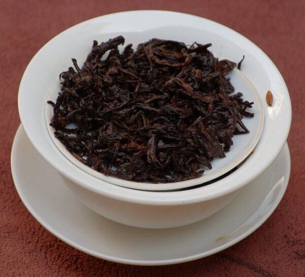 2006 Bulang „Nian Chen“ Shu Pu‘er Bing Cha tmavý čaj – Obrázok 9