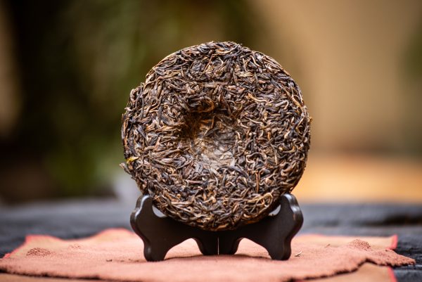 2023 Xin Ban Zhang Gu Shu Sheng Pu’er Xiao Bing Cha 200g tmavý čaj – Obrázok 5
