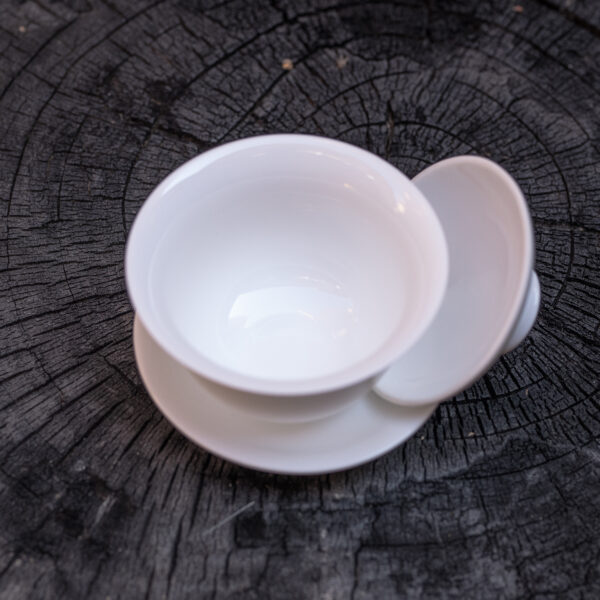 Gai Wan - Zhong 120 ml Dehua Porcelán – Obrázok 4
