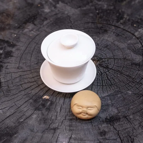 Gai Wan - Zhong 200 ml Dehua Porcelán – Obrázok 4