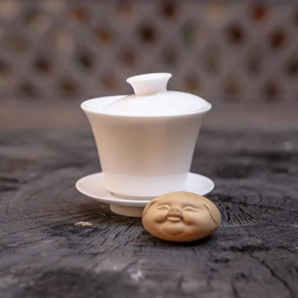 Gai Wan - Zhong 200 ml Dehua Porcelán – Obrázok 3