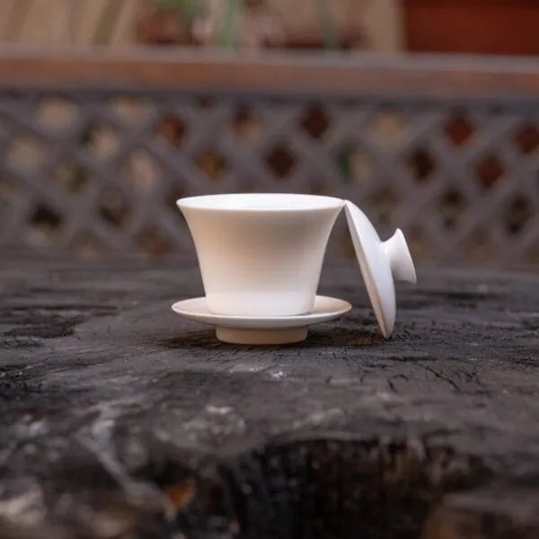 Gai Wan - Zhong 200 ml Dehua Porcelán – Obrázok 2