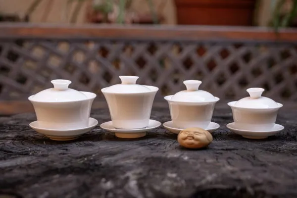 Gai Wan - Zhong 120 ml Dehua Porcelán – Obrázok 2