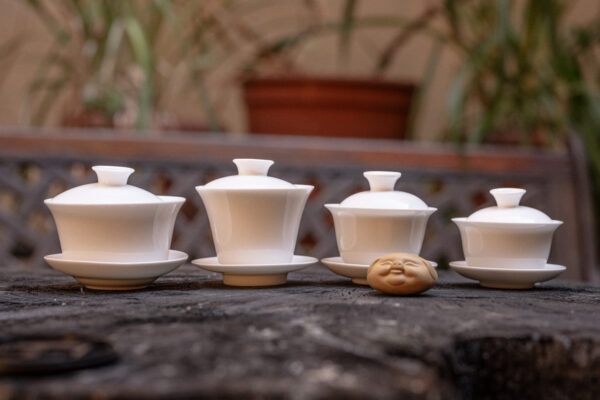 Gai Wan - Zhong 200 ml Dehua Porcelán – Obrázok 5