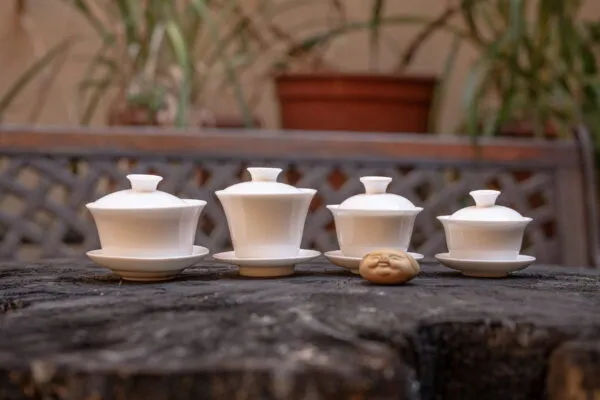 Gai Wan - Zhong 300 ml Dehua Porcelán – Obrázok 8