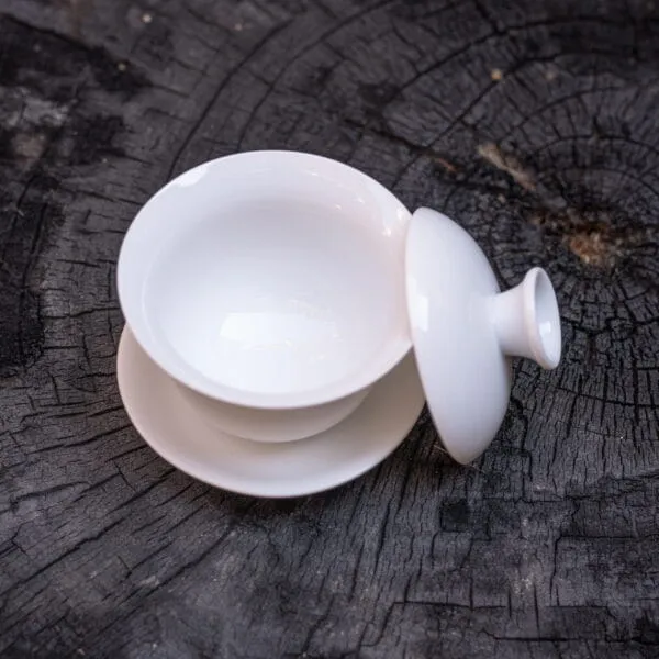 Gai Wan - Zhong 120 ml Dehua Porcelán – Obrázok 3